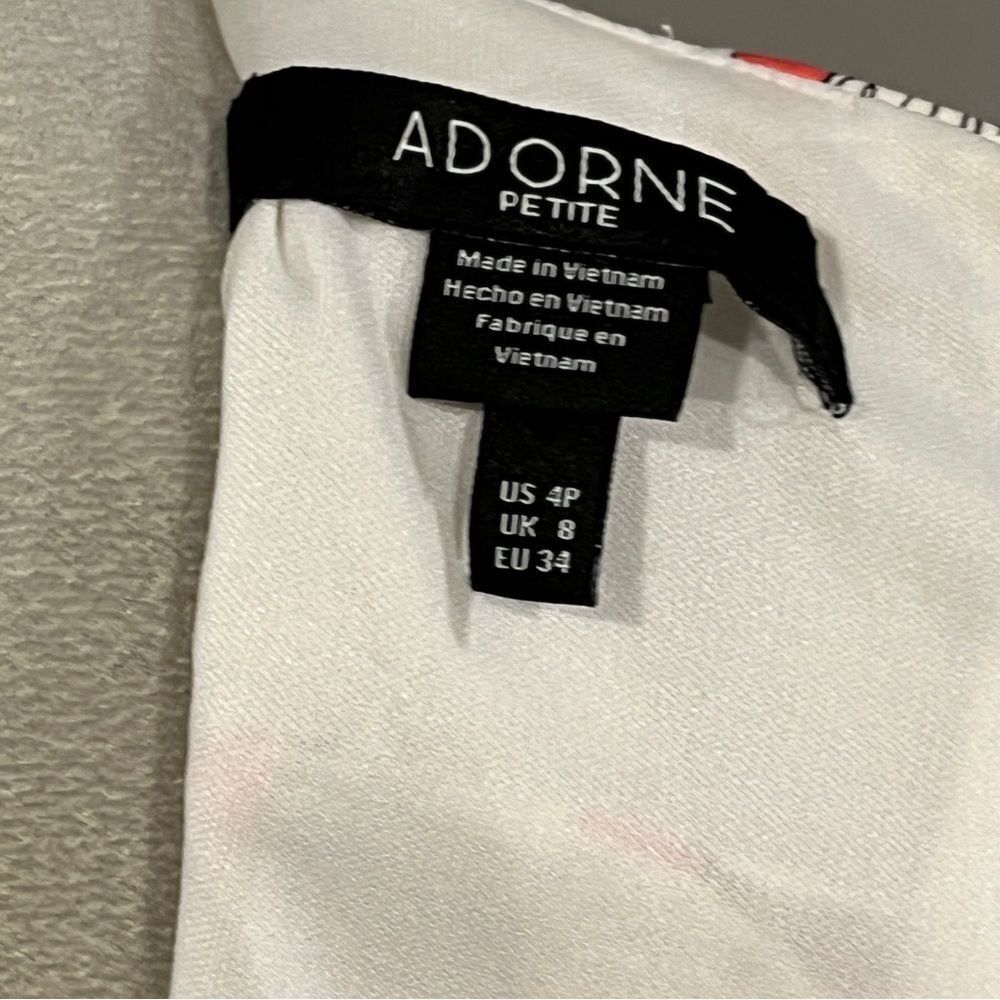 Adorne Floral Sleeveless mini Dress size 4P‎ - Picture 9 of 13
